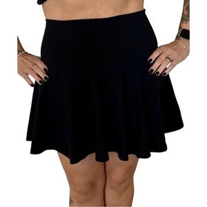 Betsey Johnson Black Circle Skirt Vintage Y2K